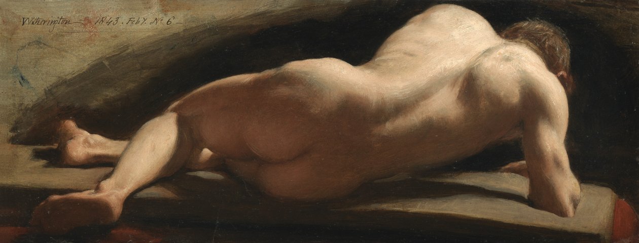 Nu masculin, 1843 - William Frederick Witherington