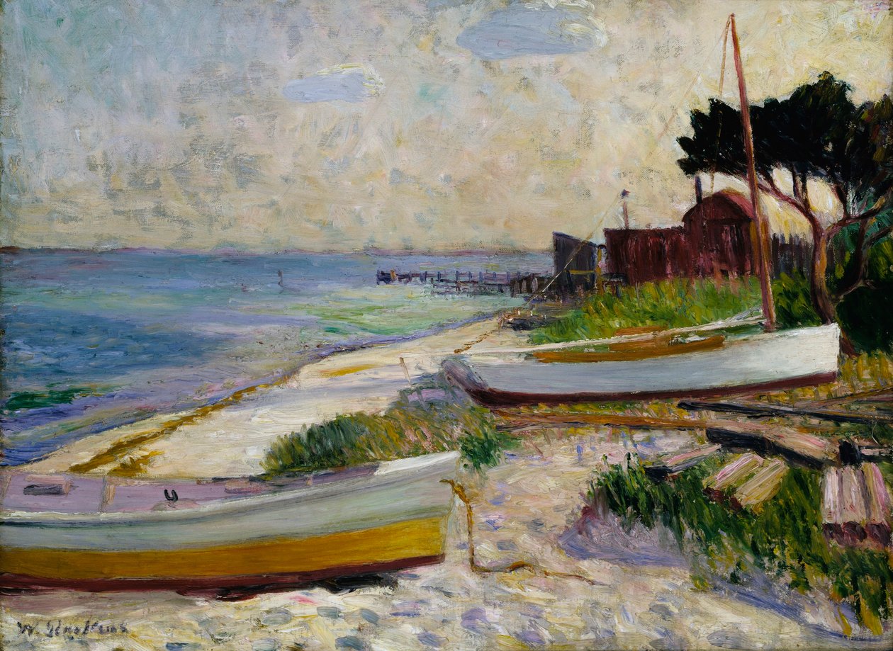 Scène de plage - William Glackens