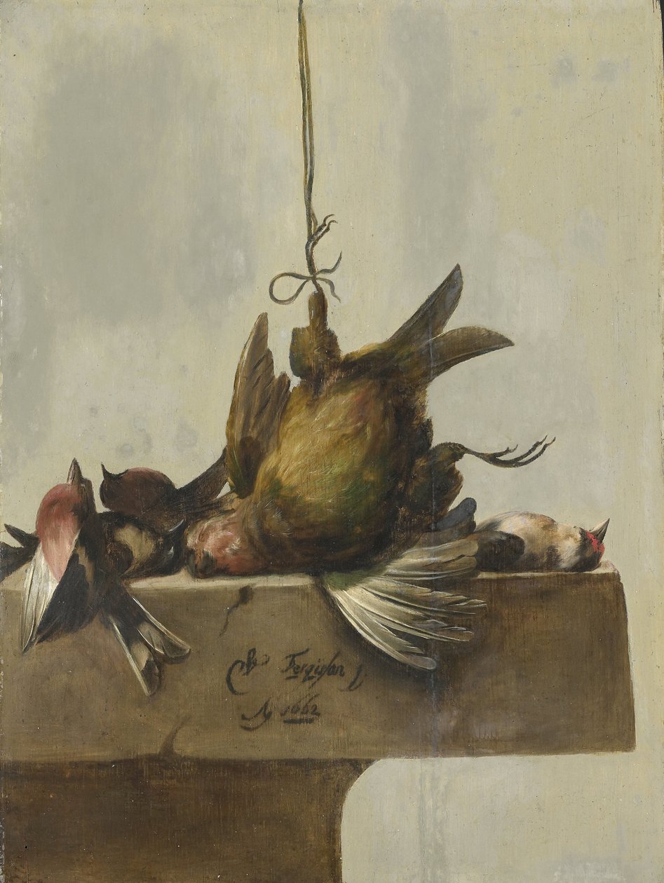 Nature morte avec des oiseaux - William Gowe Ferguson