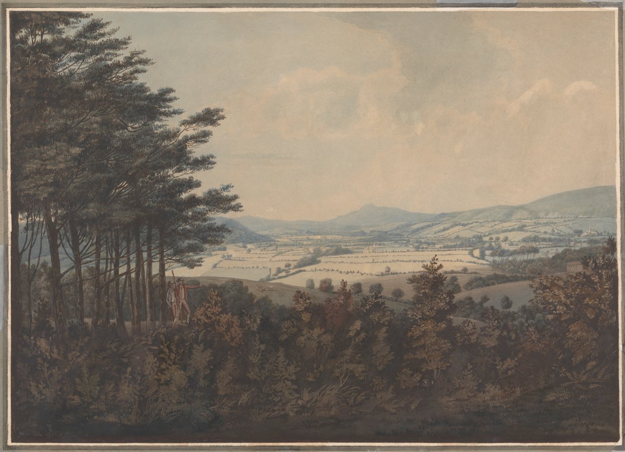Paysage avec vallée et montagnes - William Green