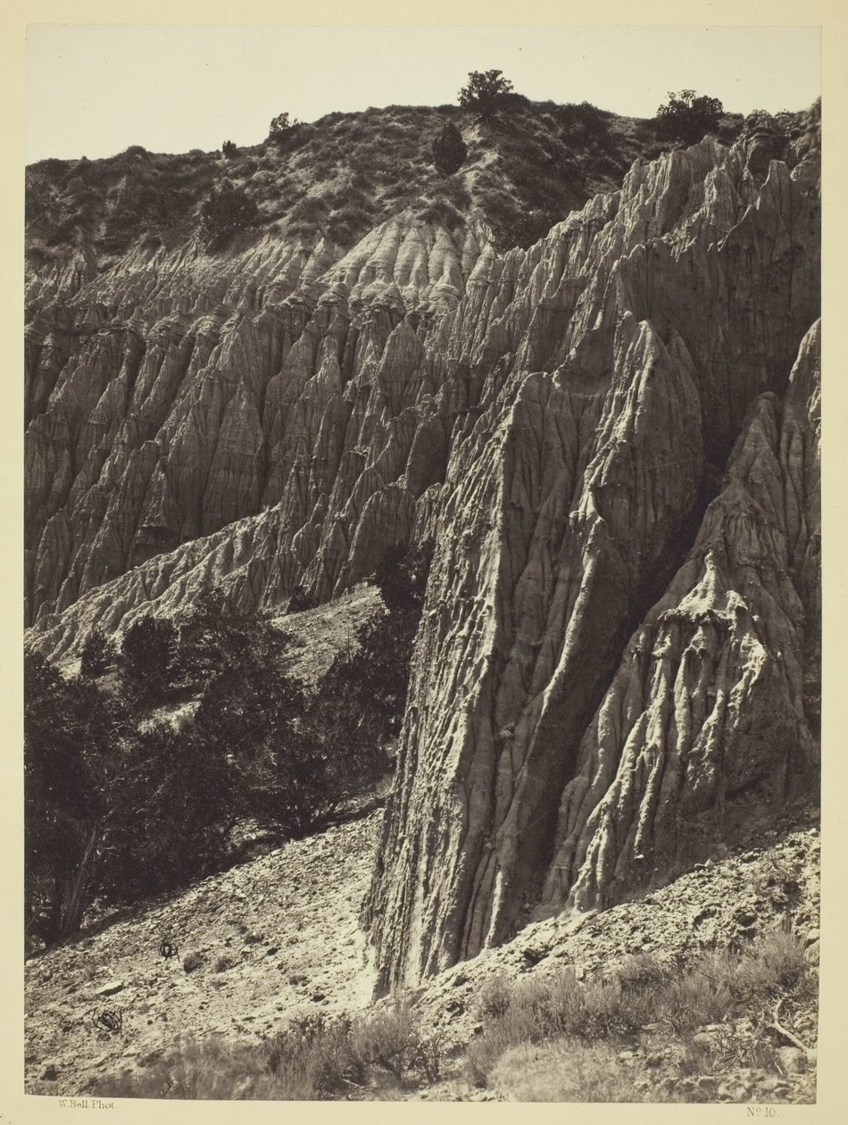 Sculpture de pluie, Salt Creek Canon, Utah - William H. Bell