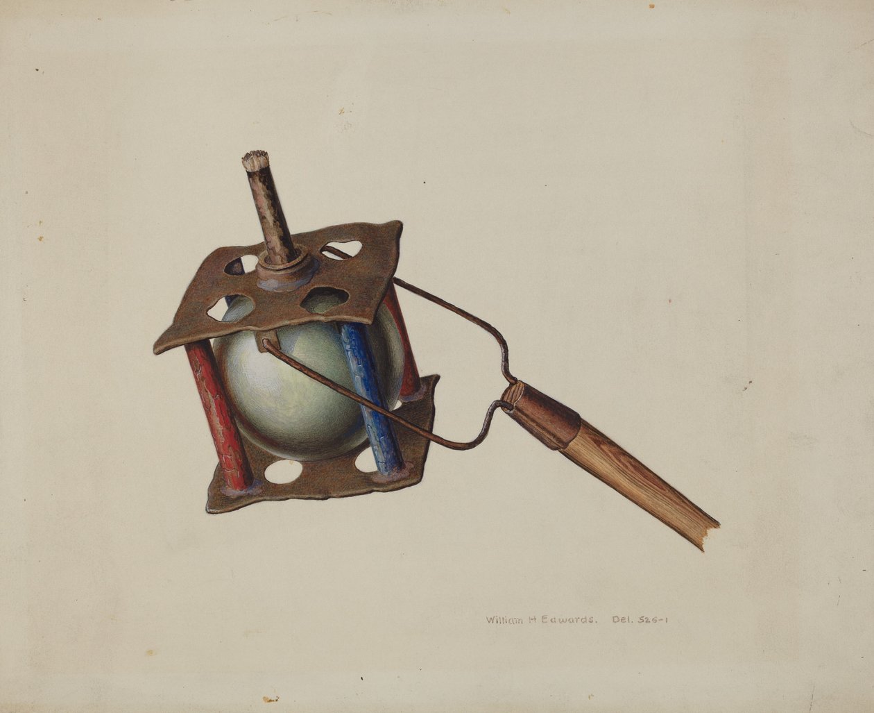 Torche de parade, vers 1939 - William H Edwards