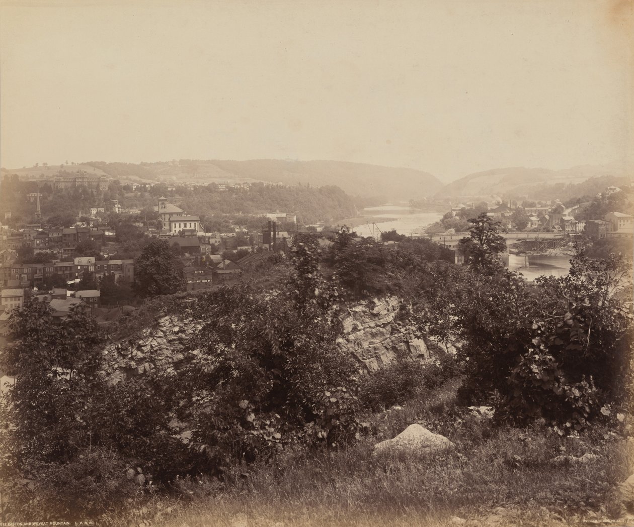 Easton, depuis la montagne Weygat - William H. Rau