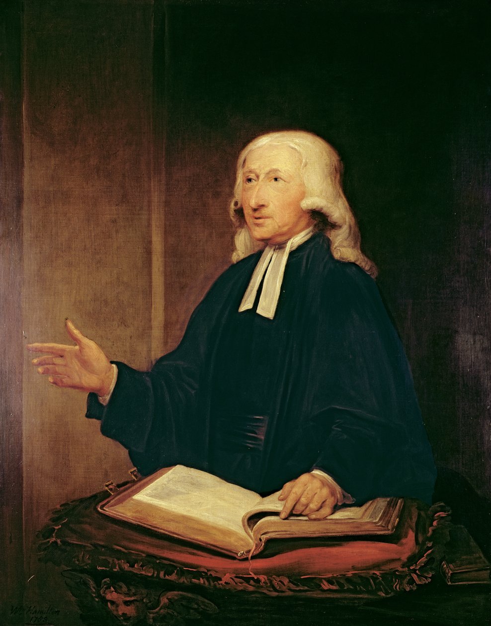 Portrait de John Wesley (1703-1791) 1788 - William Hamilton