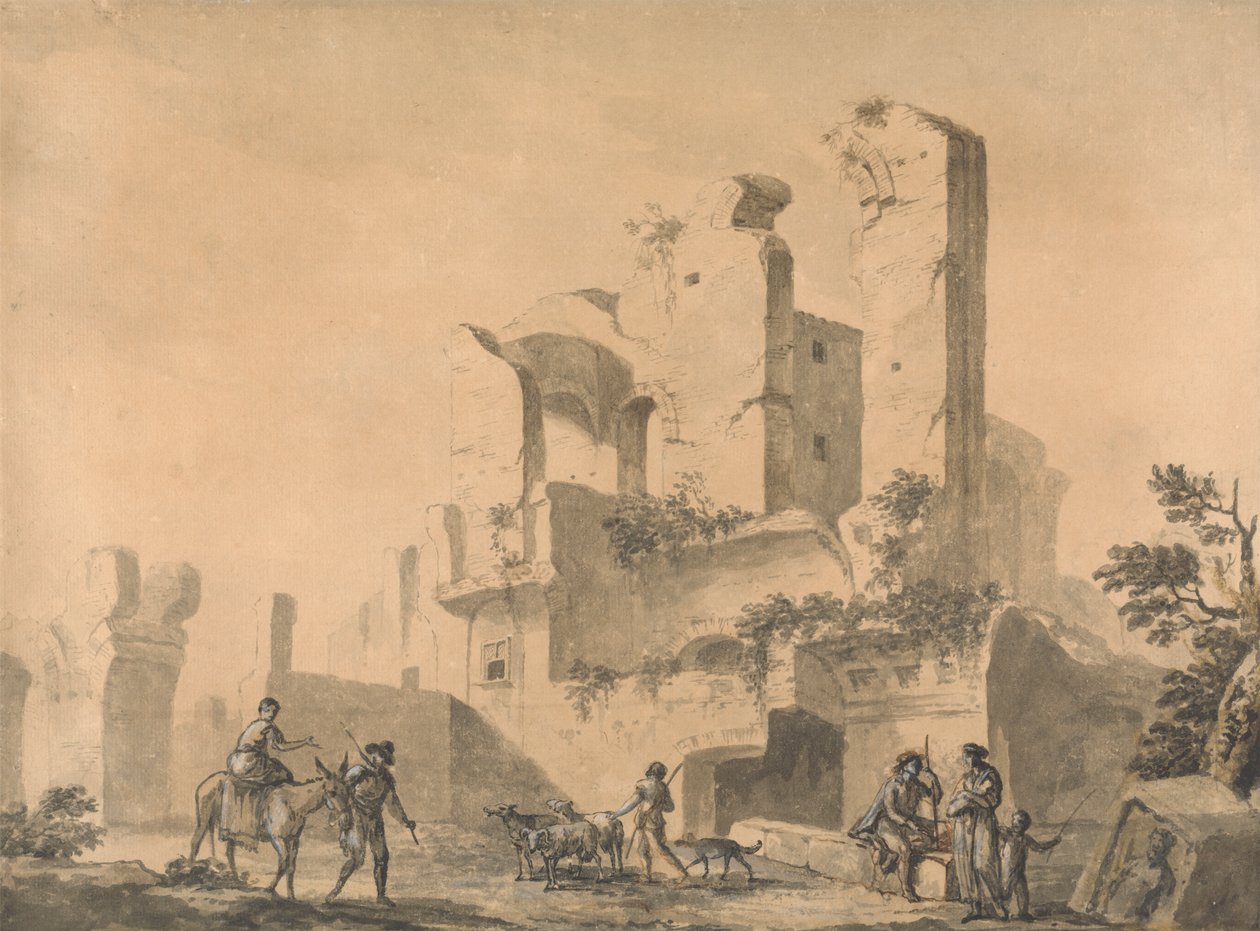 Ruines à Rome - William Hamilton