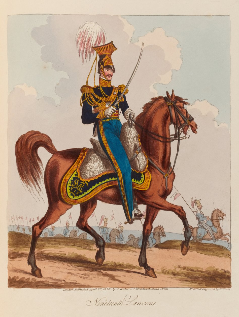 Lanciers du dix-neuvième, 1820 - William Heath