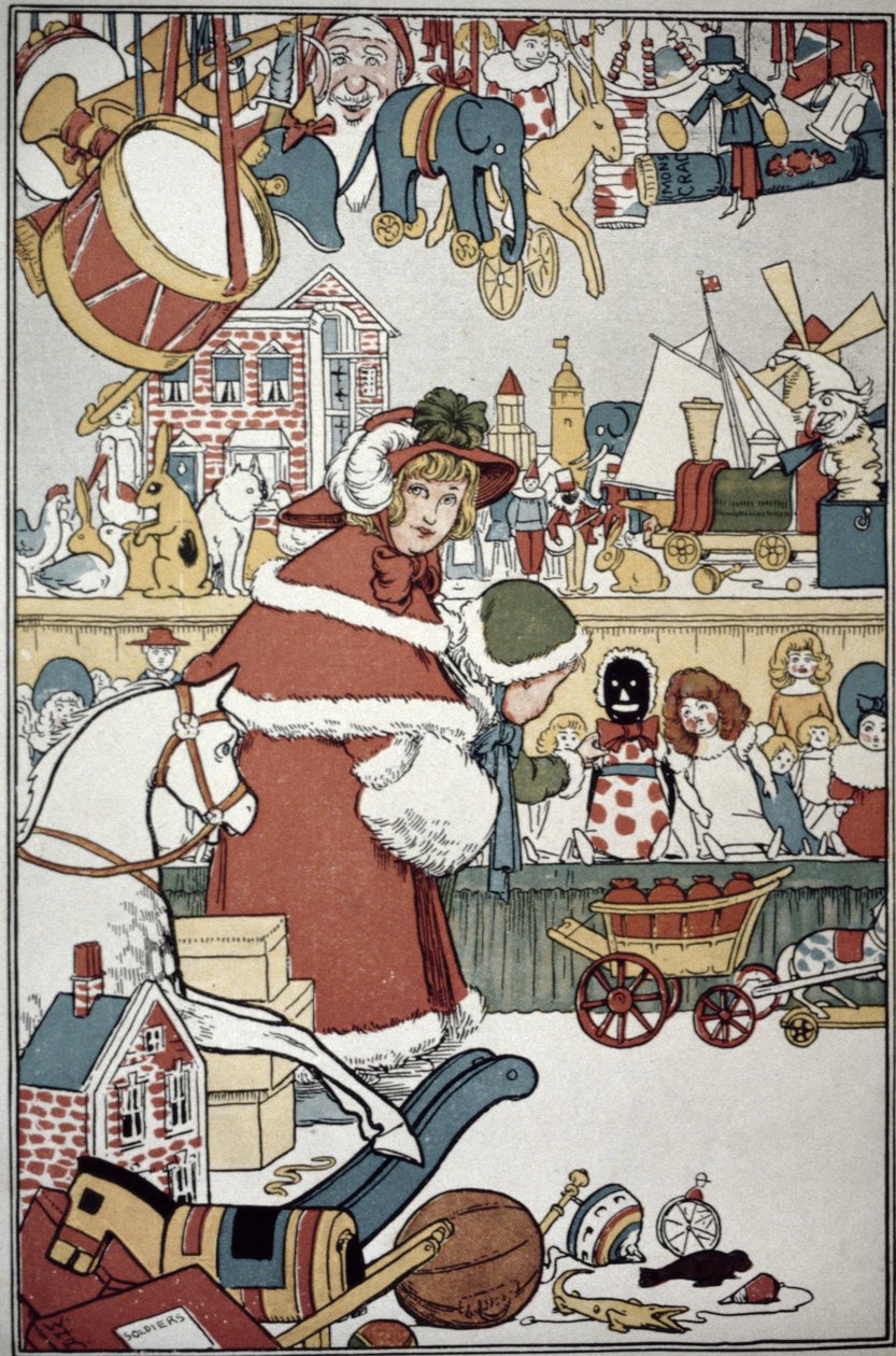 Jouets pour Noël, vers 1900 - William Heath Robinson