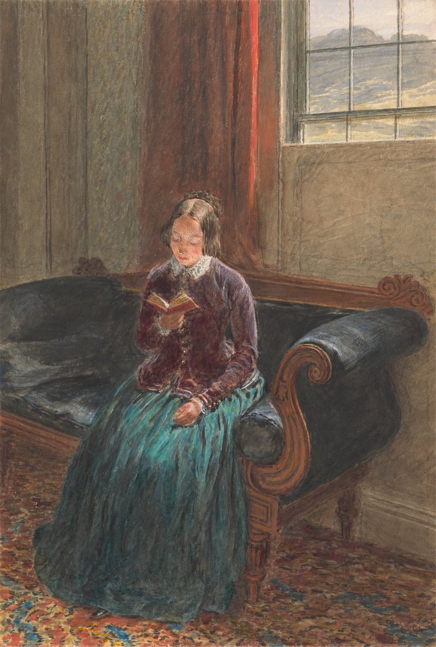 Une Dame Lisant - William Henry Hunt