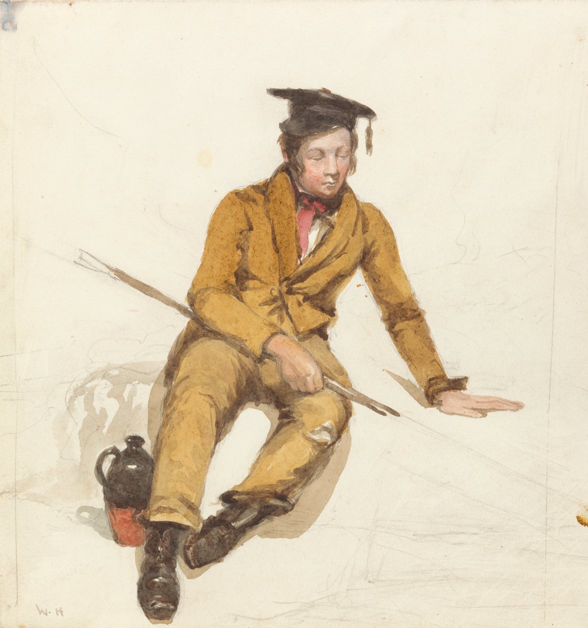 Un jeune érudit va pêcher - William Henry Hunt