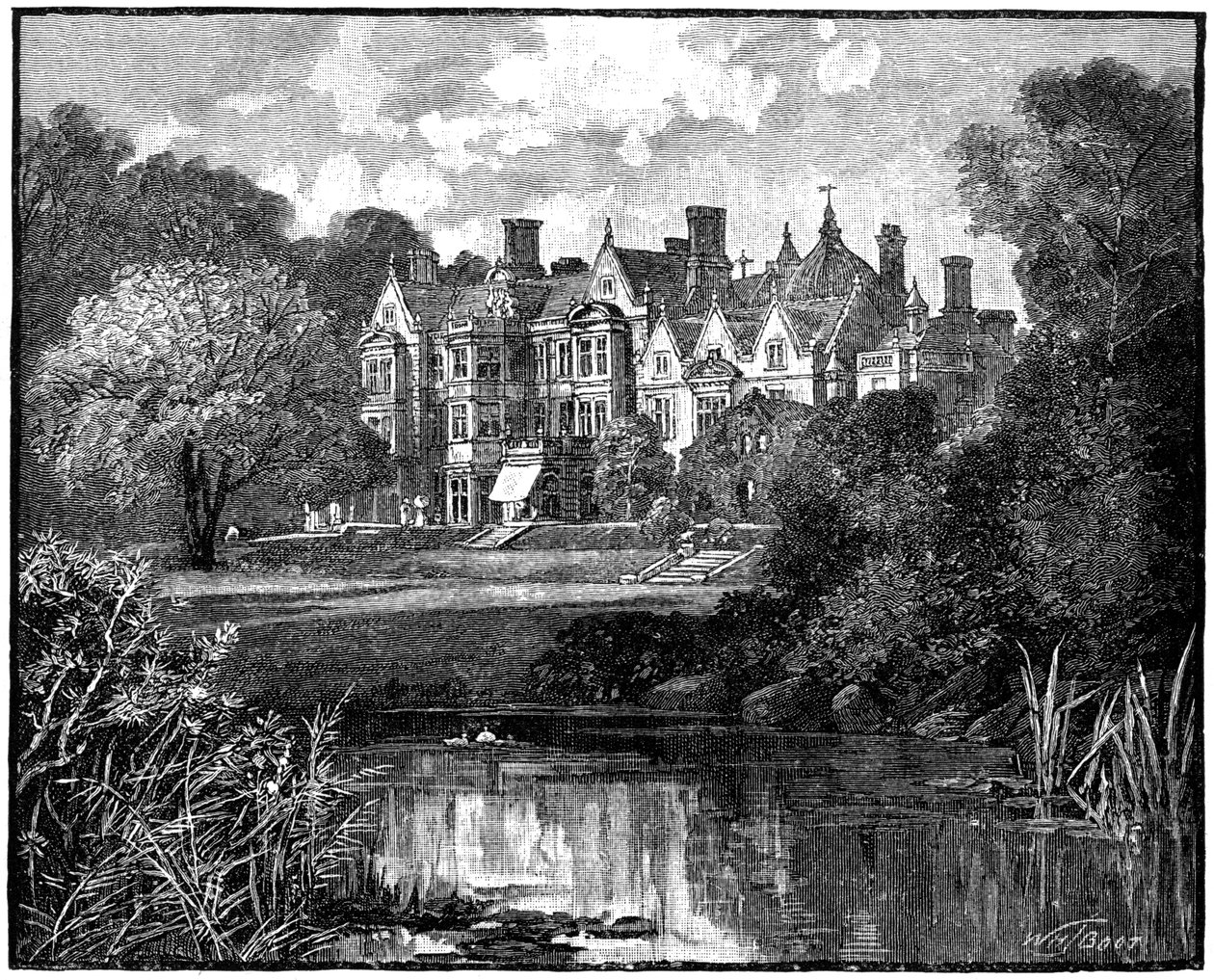 Sandringham House, Norfolk, 1900 - William Henry James Boot