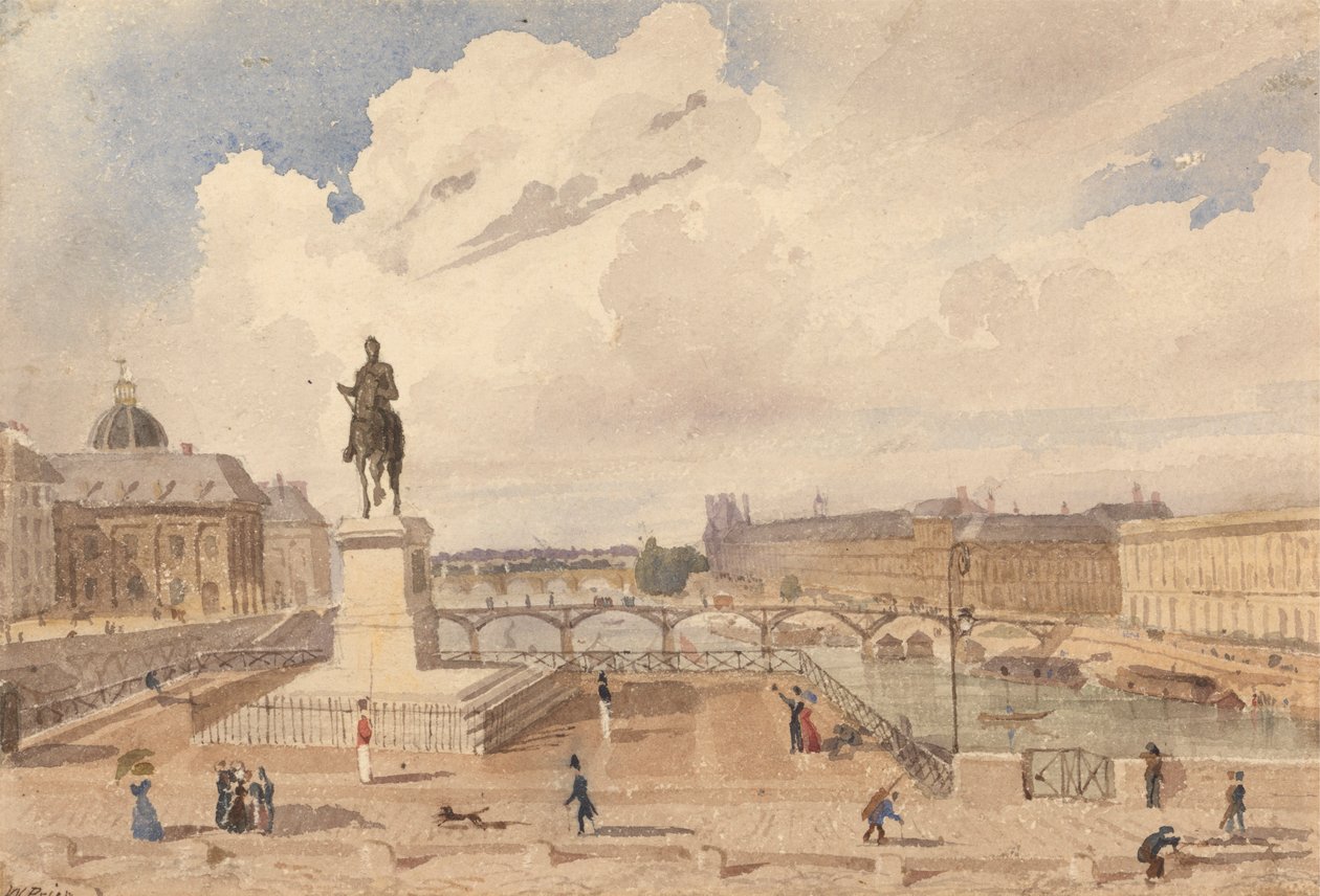Vue depuis le Pont Neuf - William Henry Lake Price
