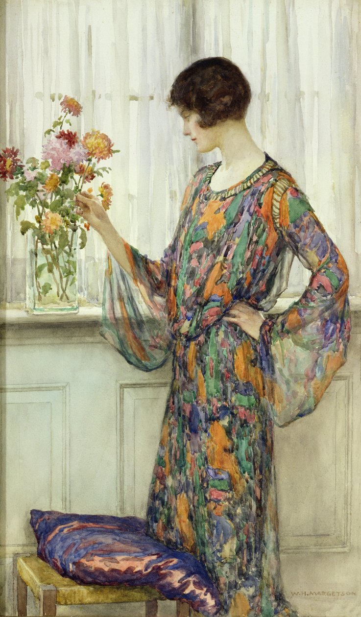 Arrangement de Fleurs - William Henry Margetson