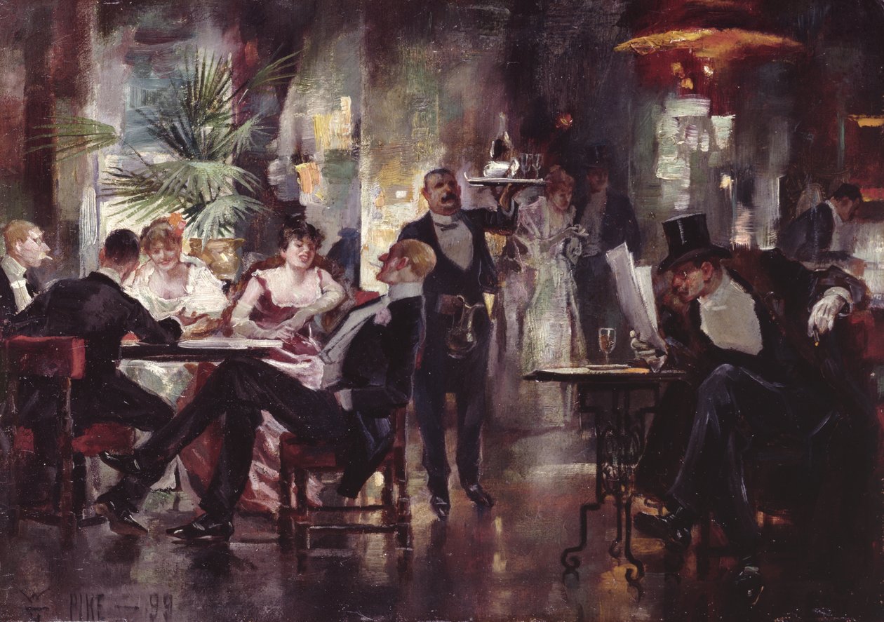 Société de café, 1899 - William Henry Pike