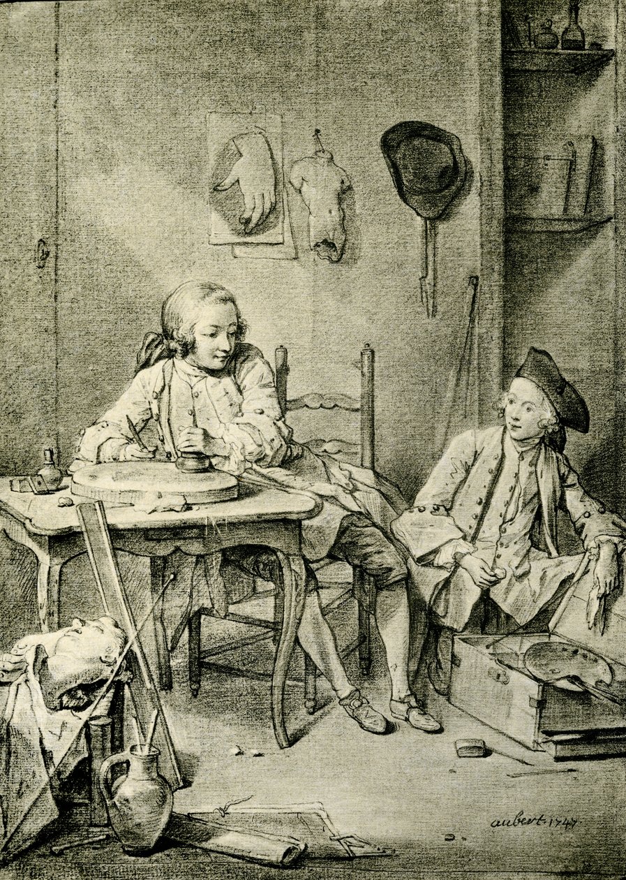 Deux garçons peintres - William Henry Pike
