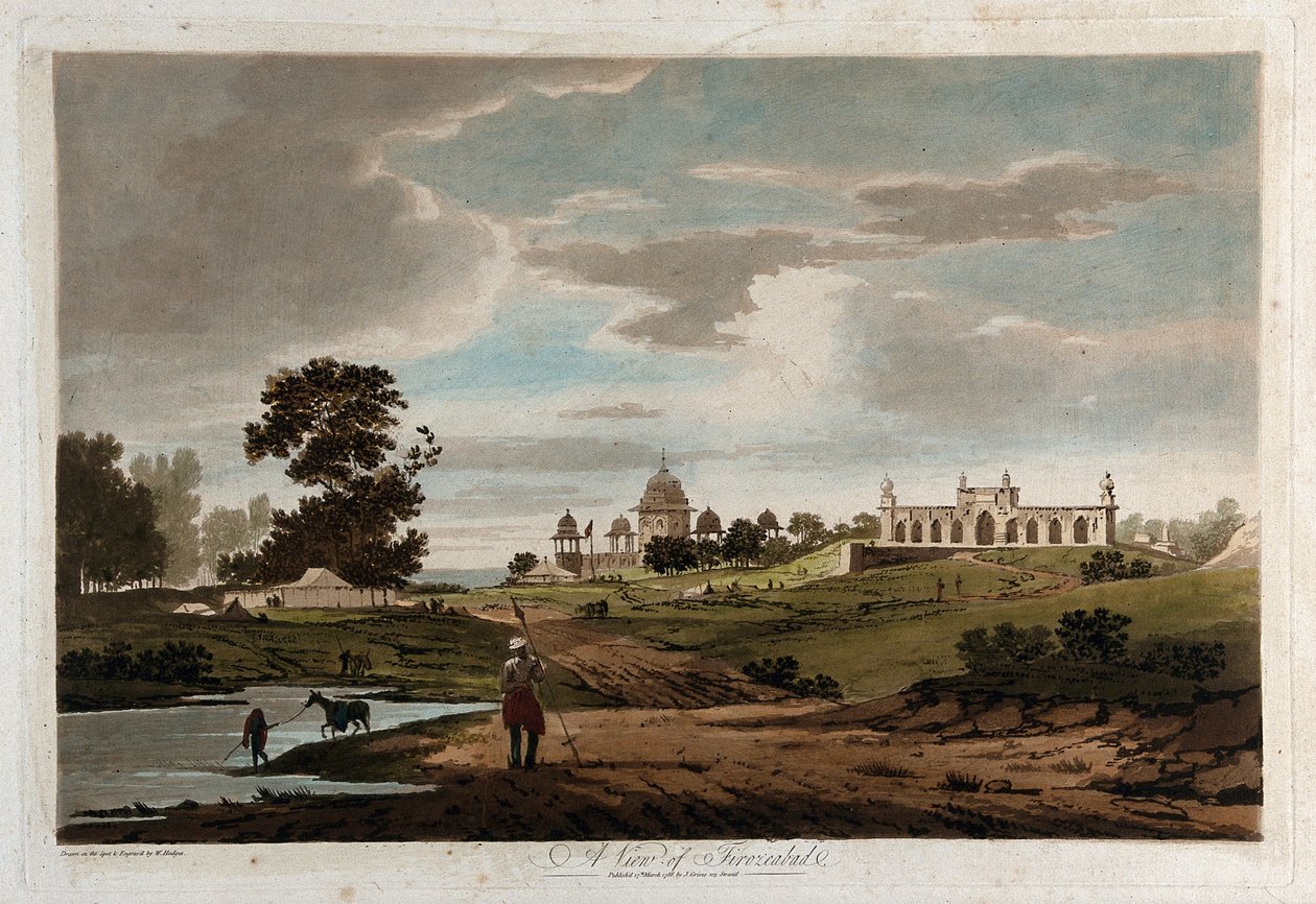 Une vue de Firozeabad - William Hodges