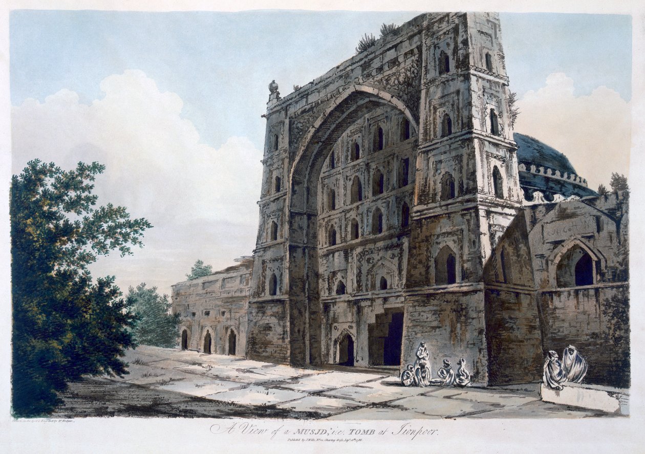 Mosquée à Jaunpur, 1786 - William Hodges
