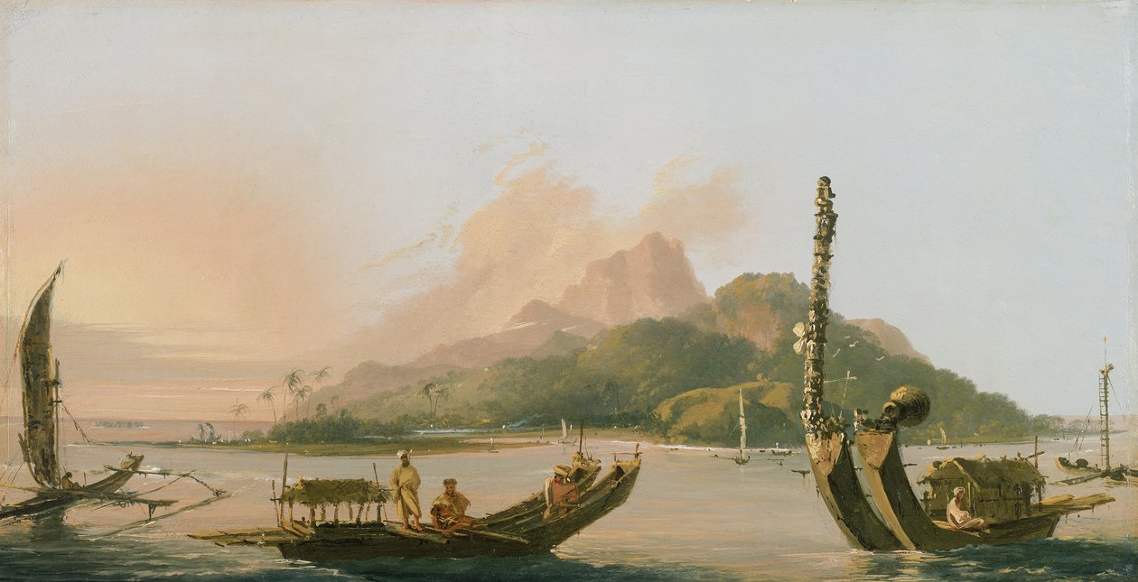 Tahiti : Cap au sud-est 1773 - William Hodges