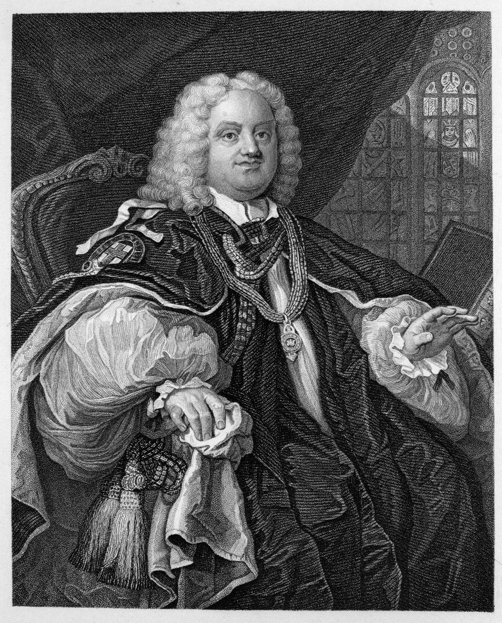 Évêque Hoadly - William Hogarth