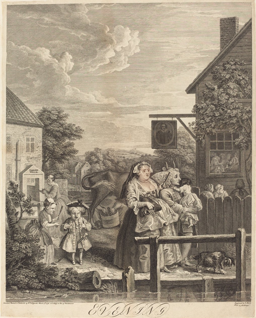 Soir - William Hogarth