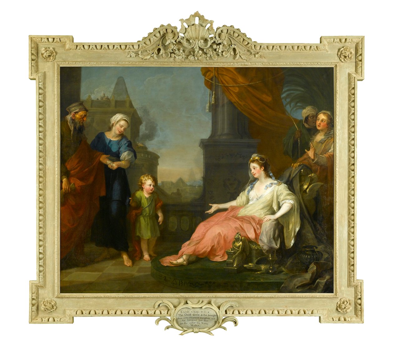 Moïse présenté à la fille de Pharaon, 1746 - William Hogarth