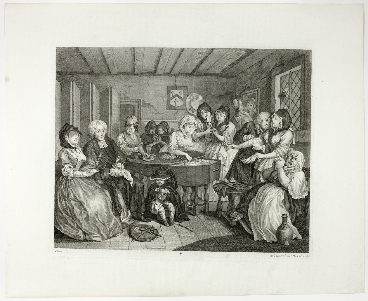 Sixième planche, tirée de A Harlot