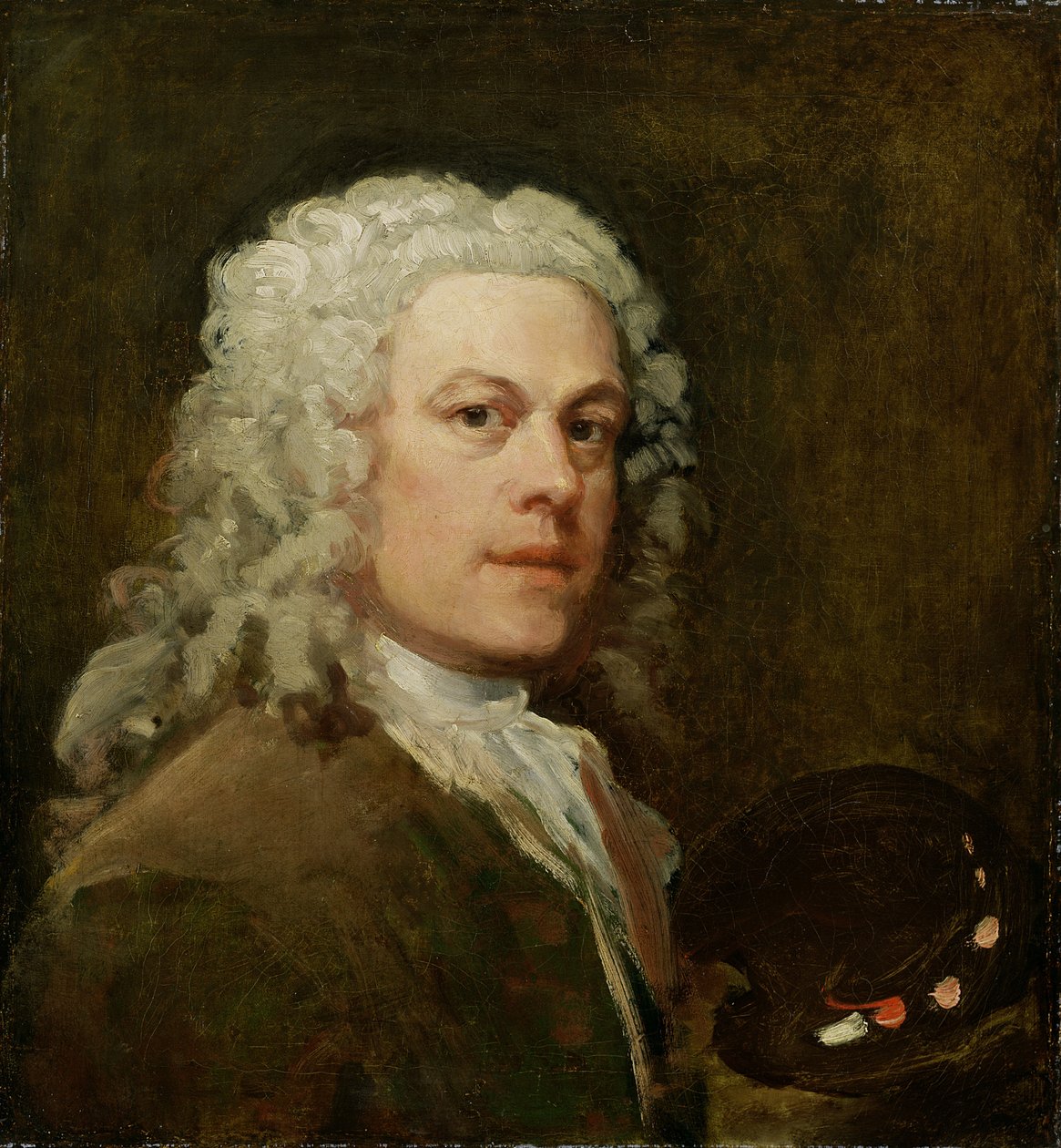 Autoportrait, c.1735-40 - William Hogarth