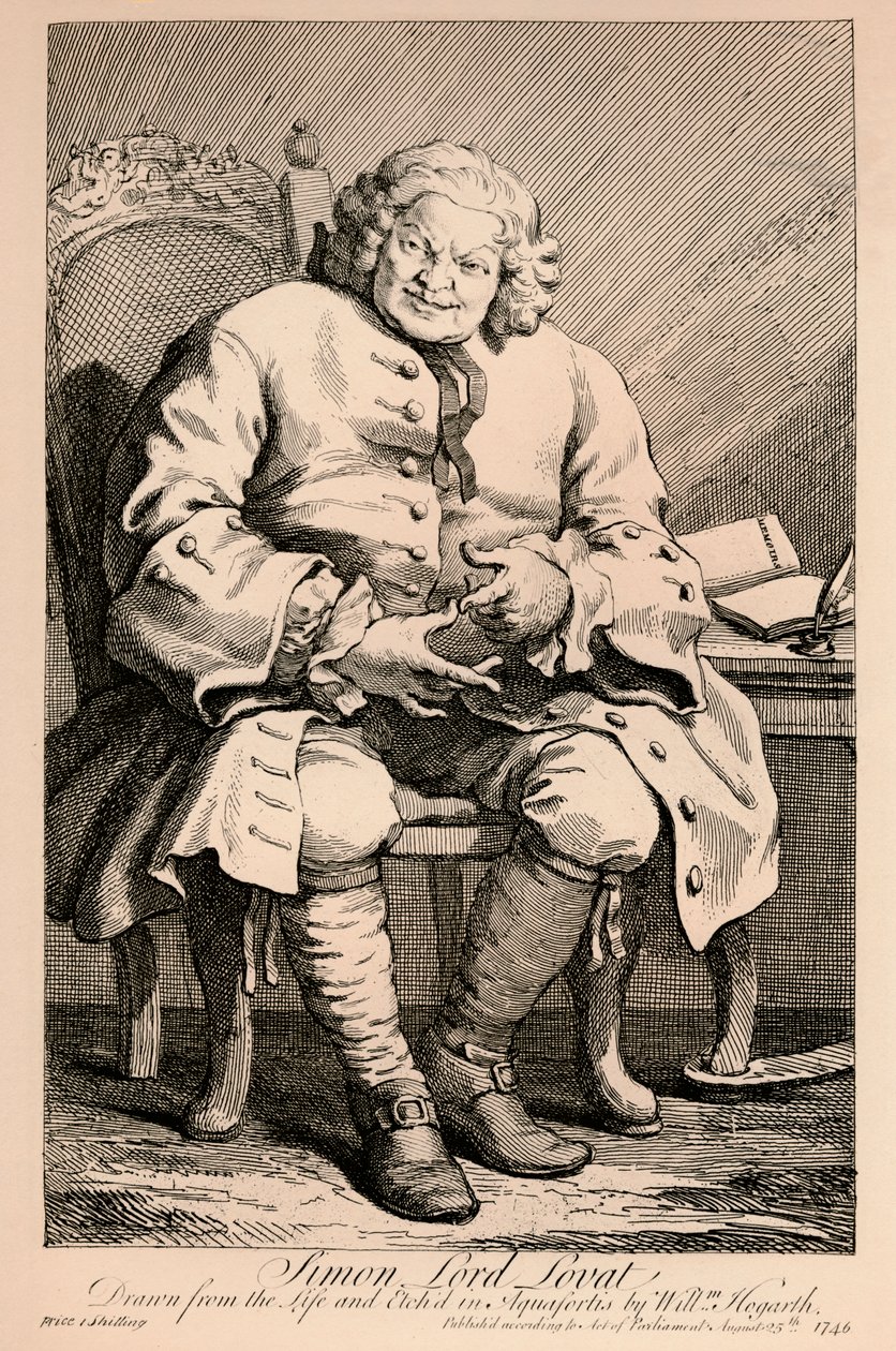 Simon, Lord Lovat, 1746 - William Hogarth