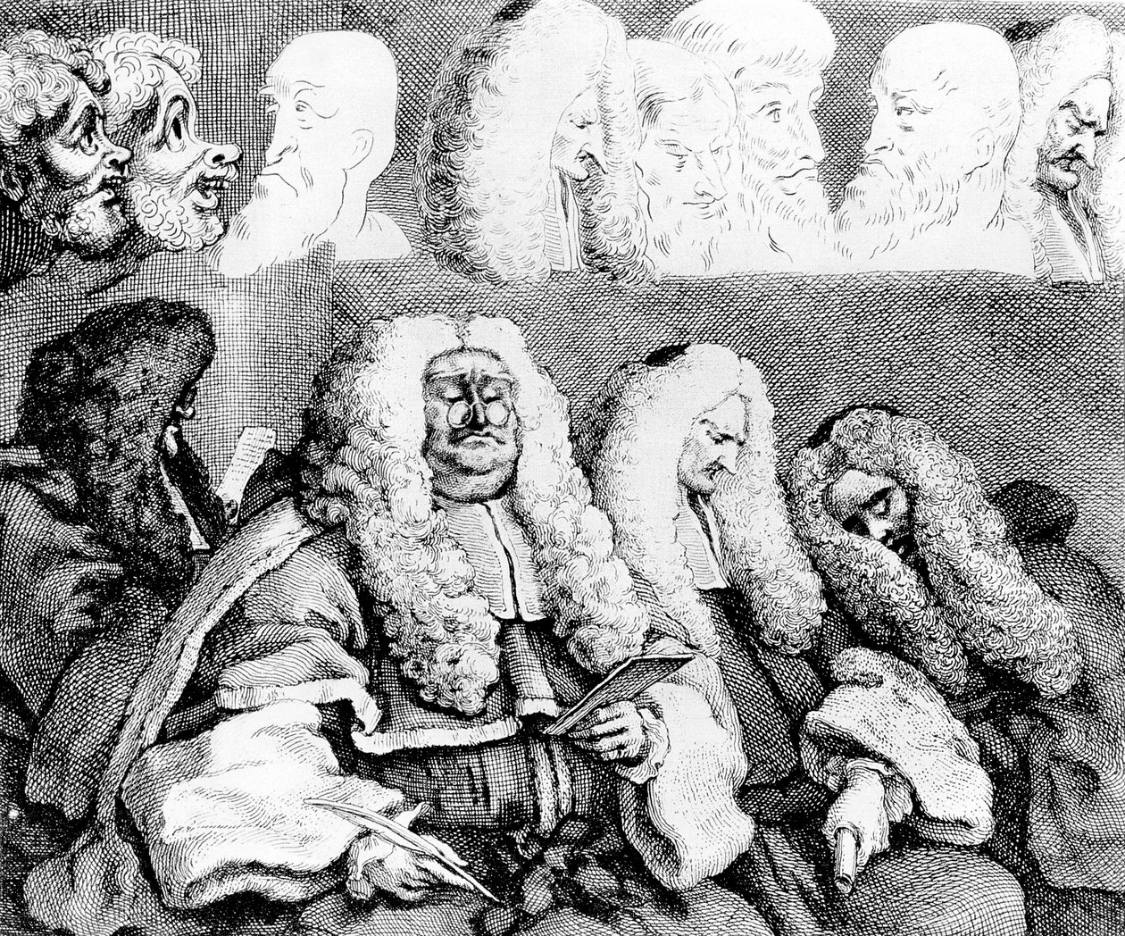 Le banc, 1758 - William Hogarth