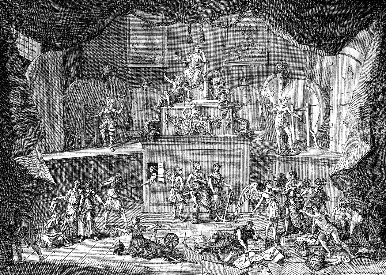 La loterie, 1721 - William Hogarth