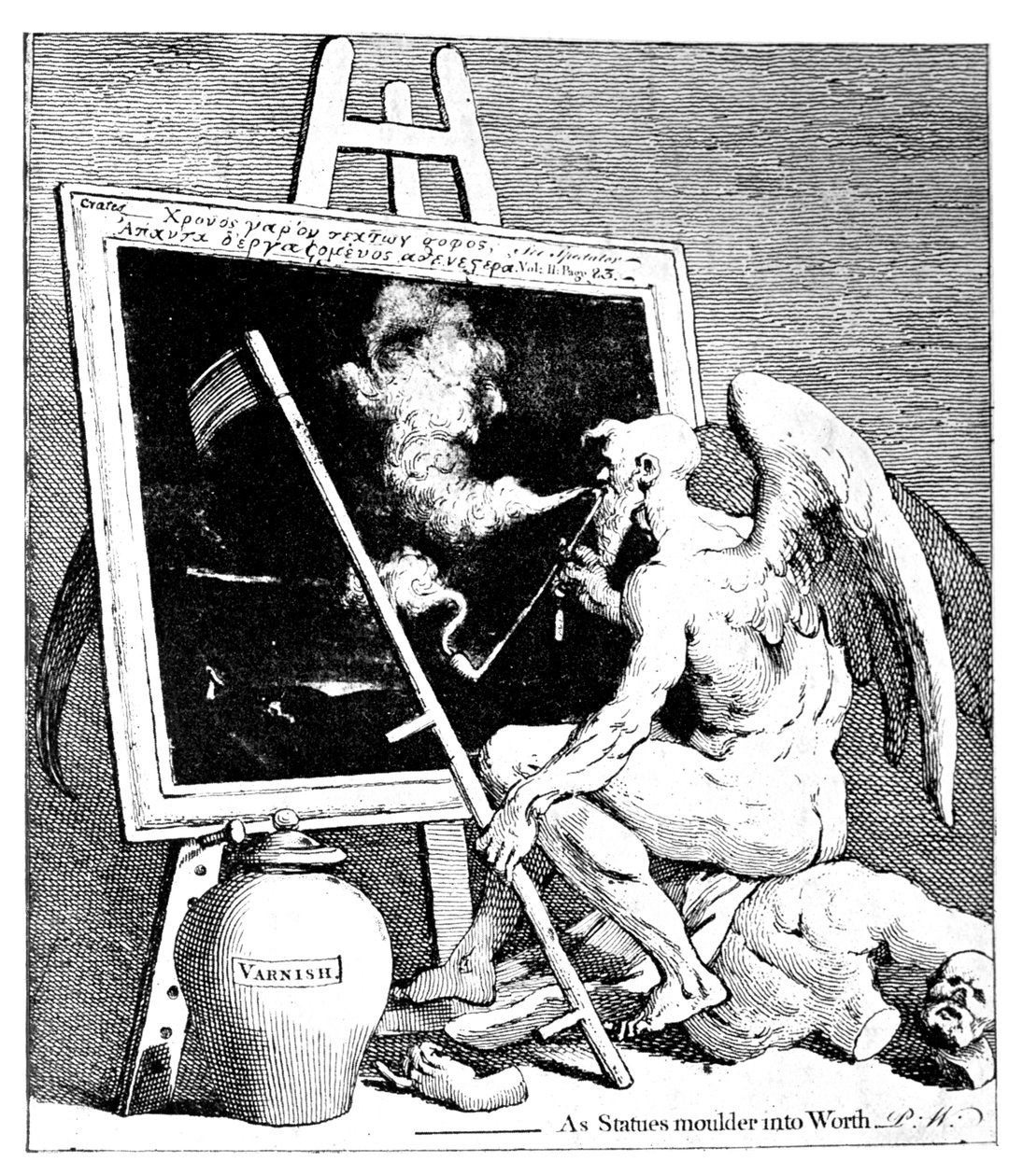 Le temps fumant une image, 1761 - William Hogarth