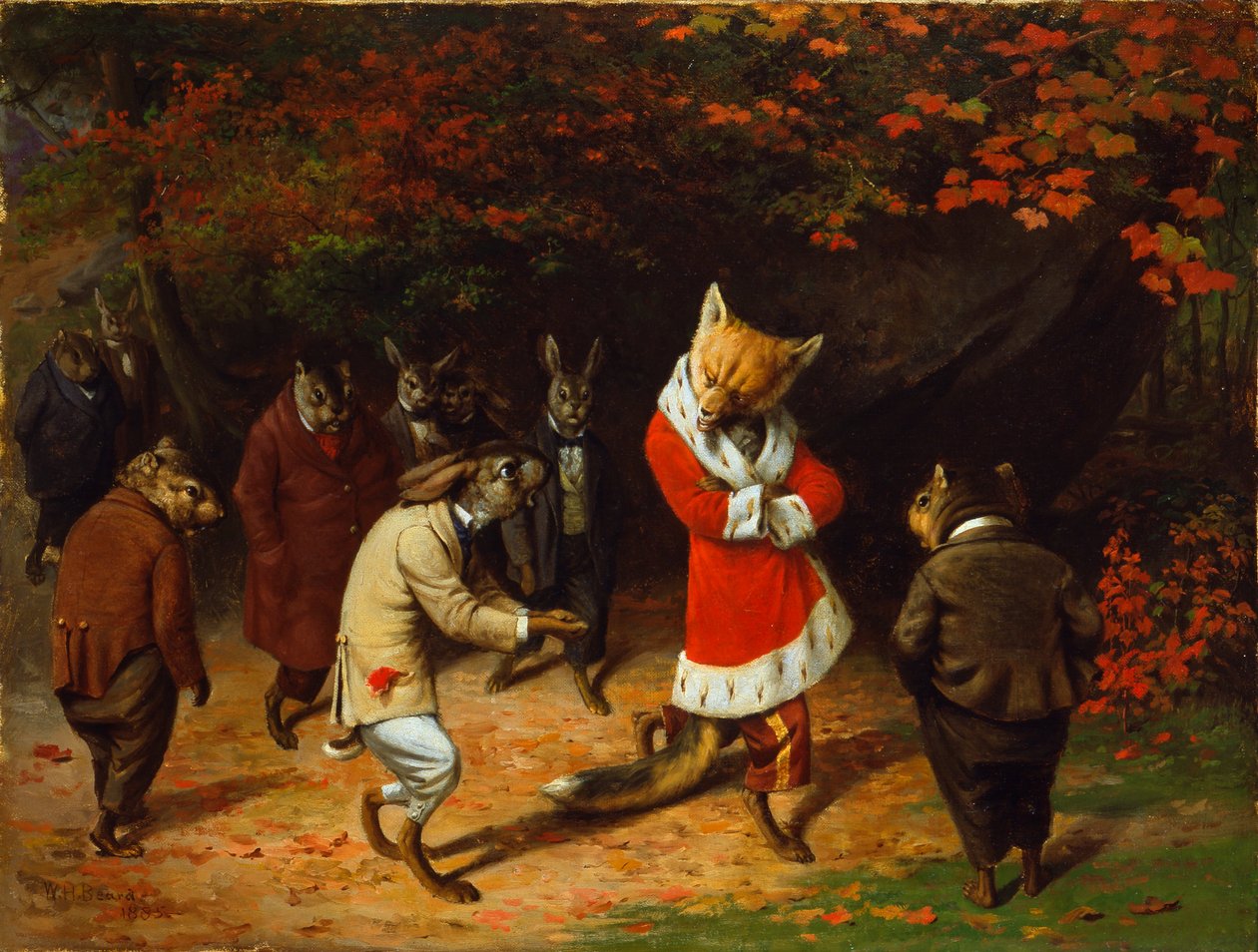 Sa Majesté reçoit - William Holbrook Beard