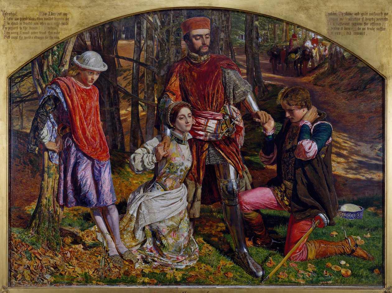 Les Deux Gentilshommes de Vérone, 1850-1851 - William Holman Hunt