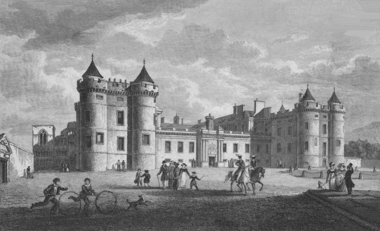 Palais de Holyrood, 1831 - William Home Lizars