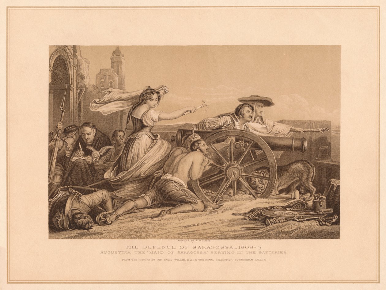 La défense de Saragosse, 1808-9, 1878 - William Home Lizars