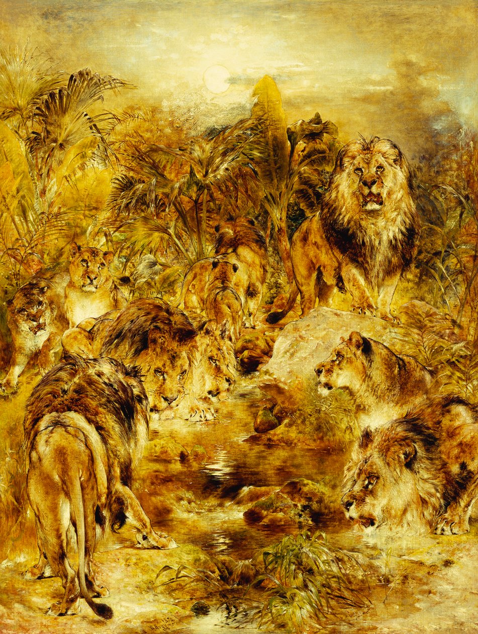 Le lieu de boisson, 1878 - William Huggins