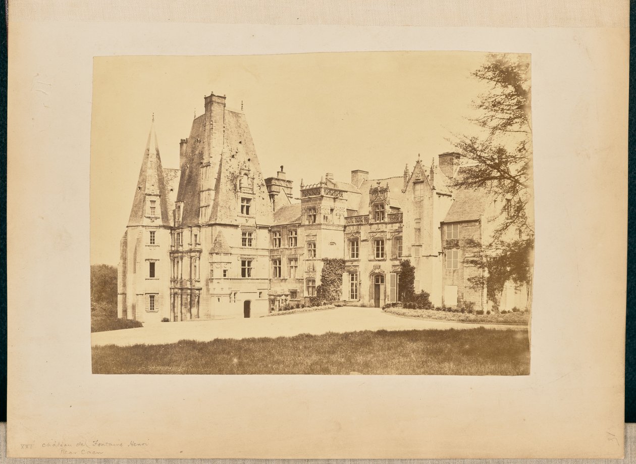 Château de Fontaine-Henri, near Caen - William J. Stillman