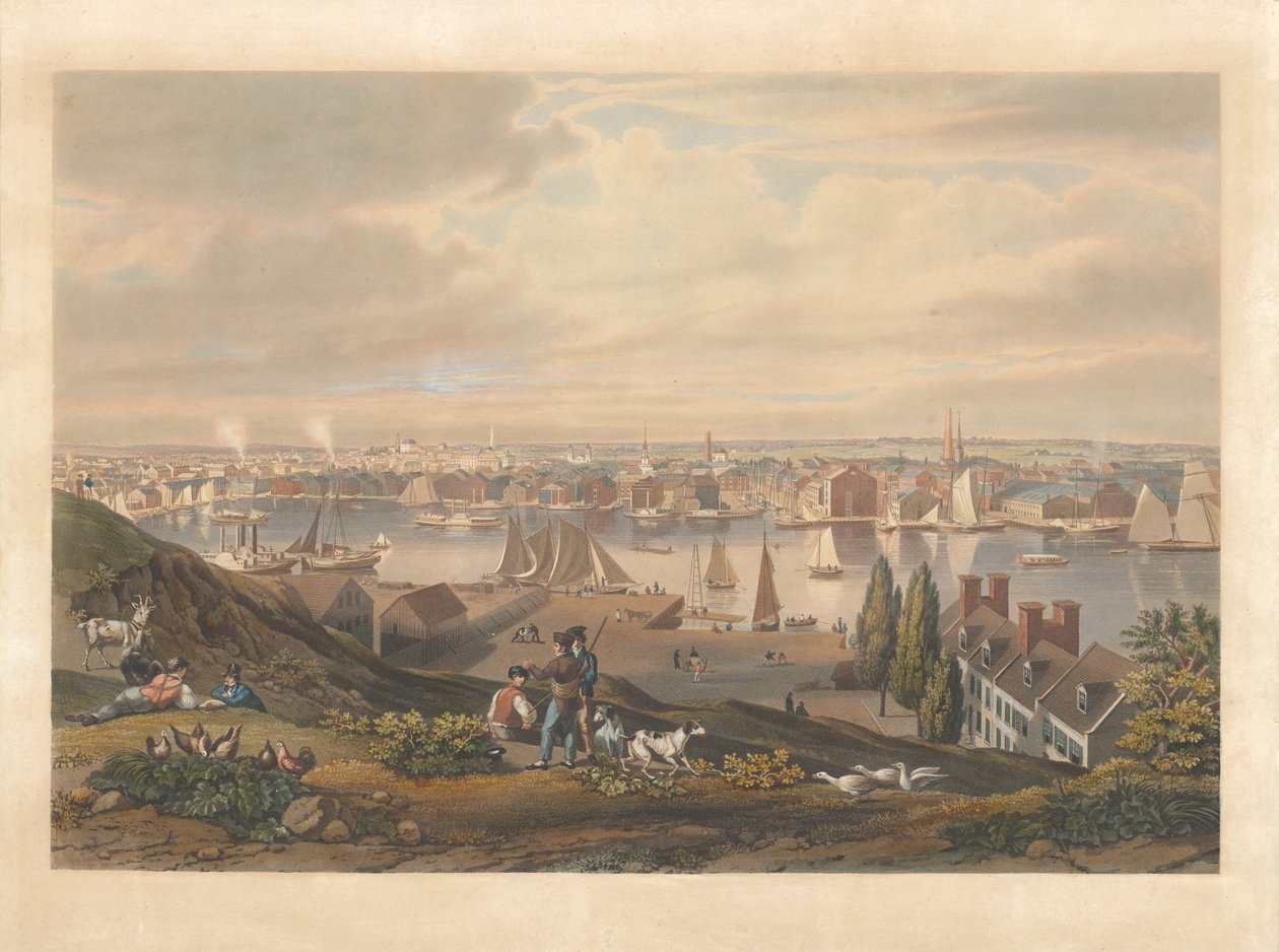 Baltimore depuis Federal Hill - William James Bennett