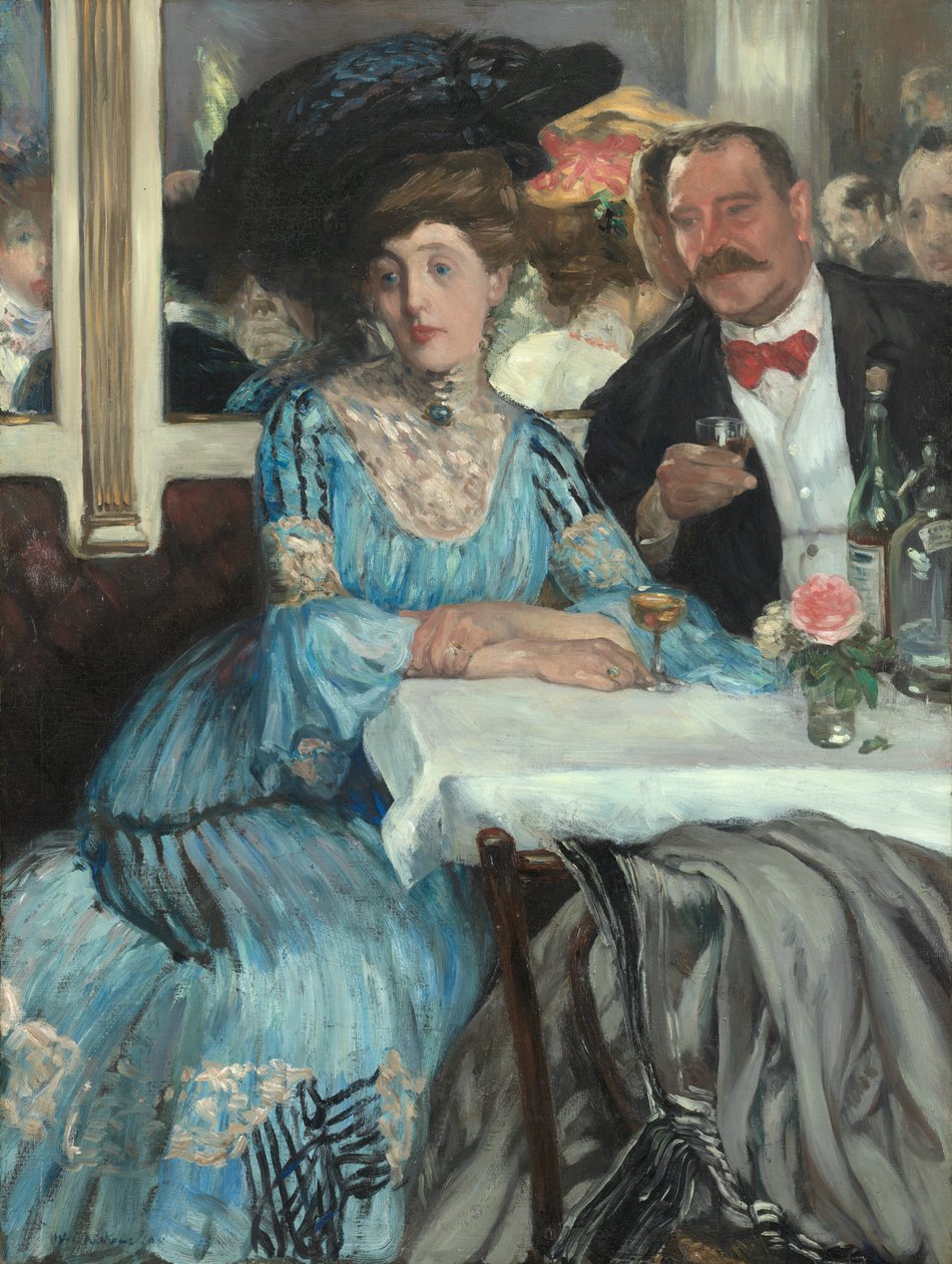 Chez Mouquin - William James Glackens
