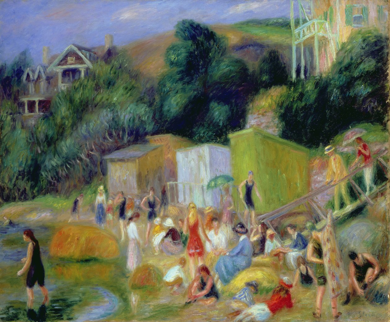 Plage à Annisquam - William James Glackens