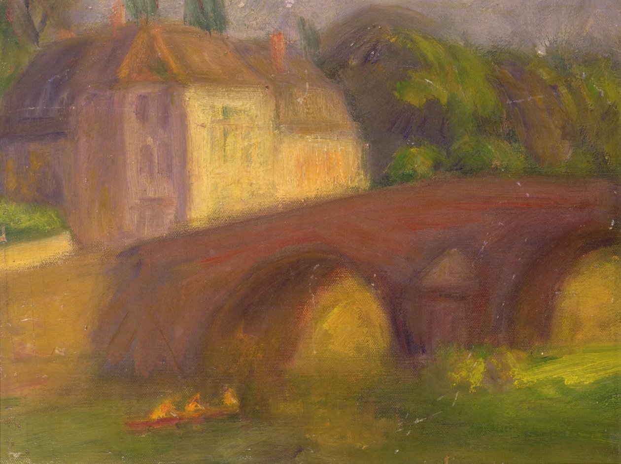 Pont (huile sur toile) - William James Glackens