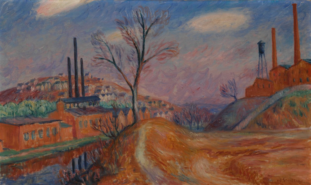 Paysage - Usines - William James Glackens