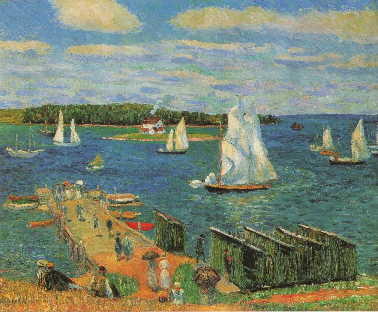 Mahone Bay, 1910 - William James Glackens