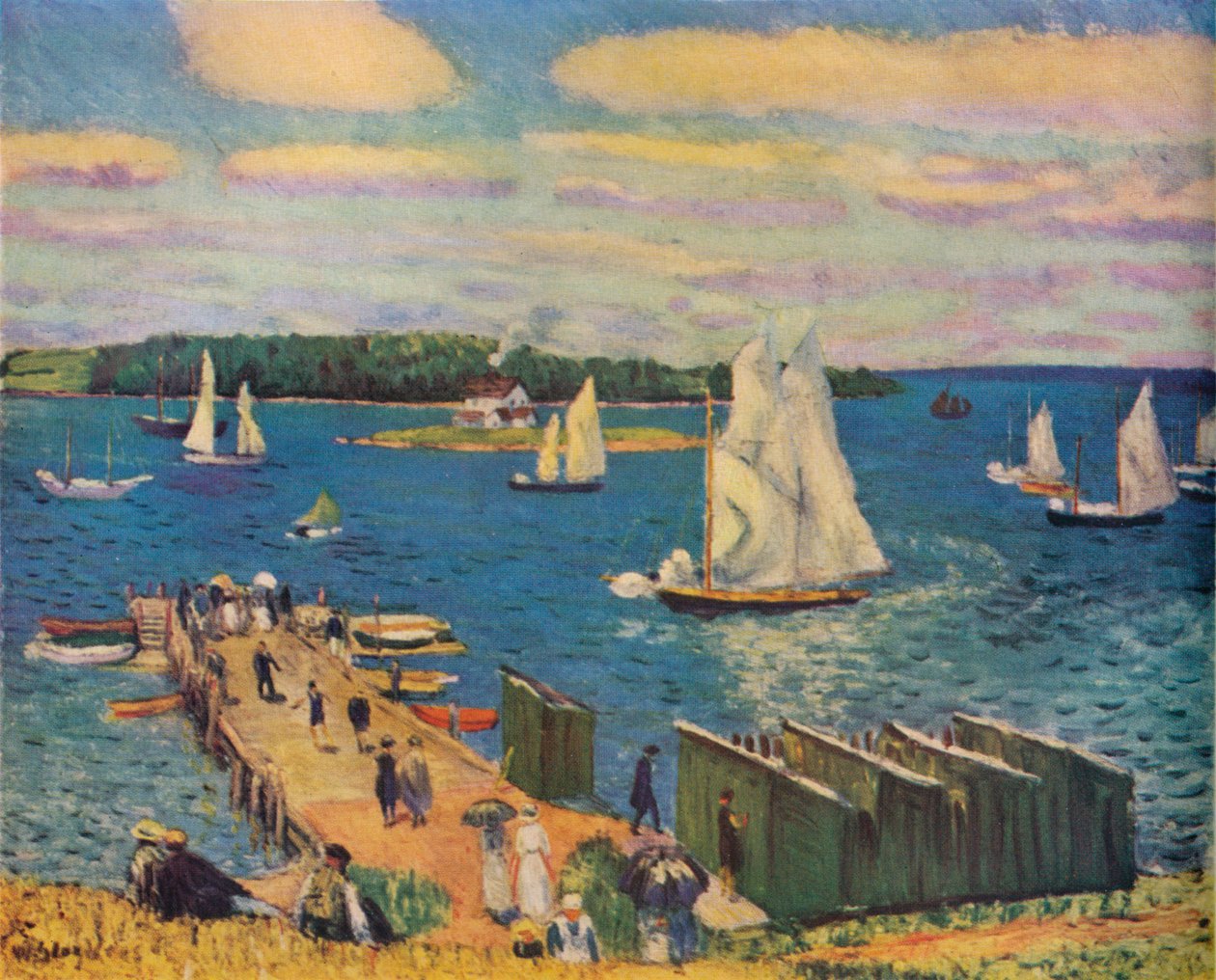Baie de Mahone, 1911 - William James Glackens