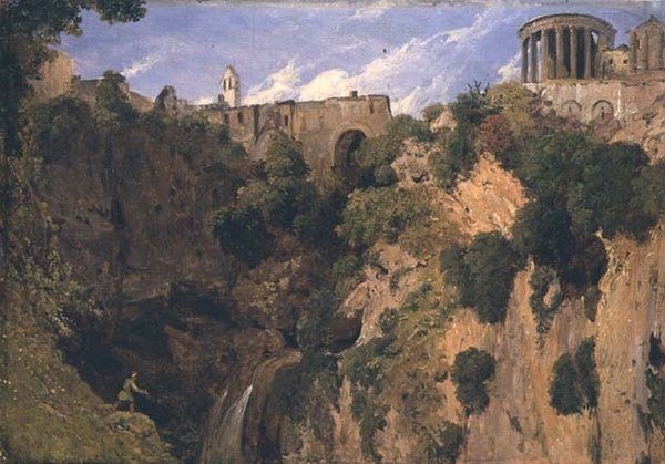 Temple de la Sibylle, Tivoli - William James Linton