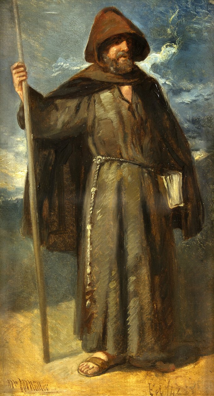 Un moine - William James Muller