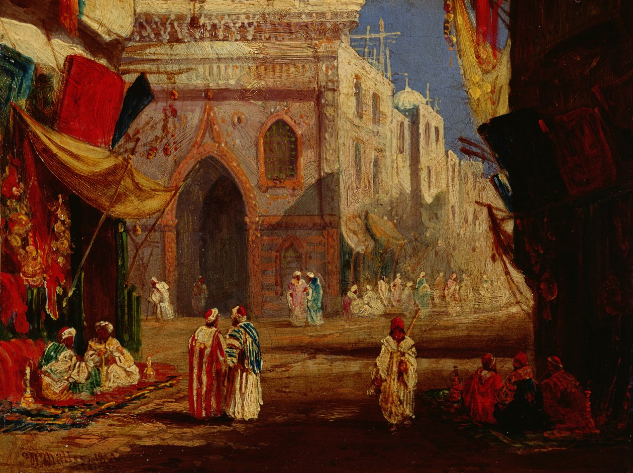 Une rue au Caire - William James Muller