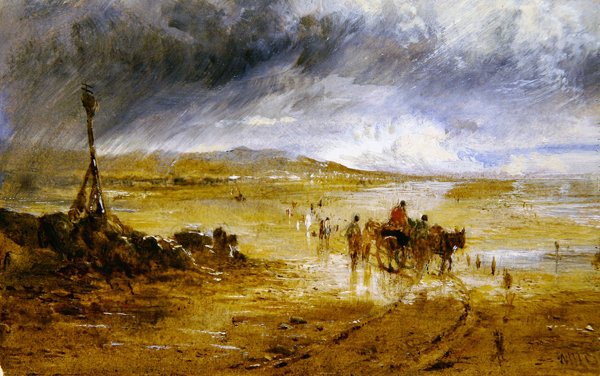 Traversée des sables, temps humide - William Joseph J.C. Bond