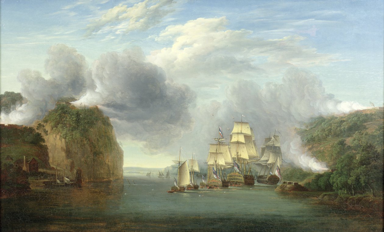 Forcer le passage de la rivière Hudson - William Joy