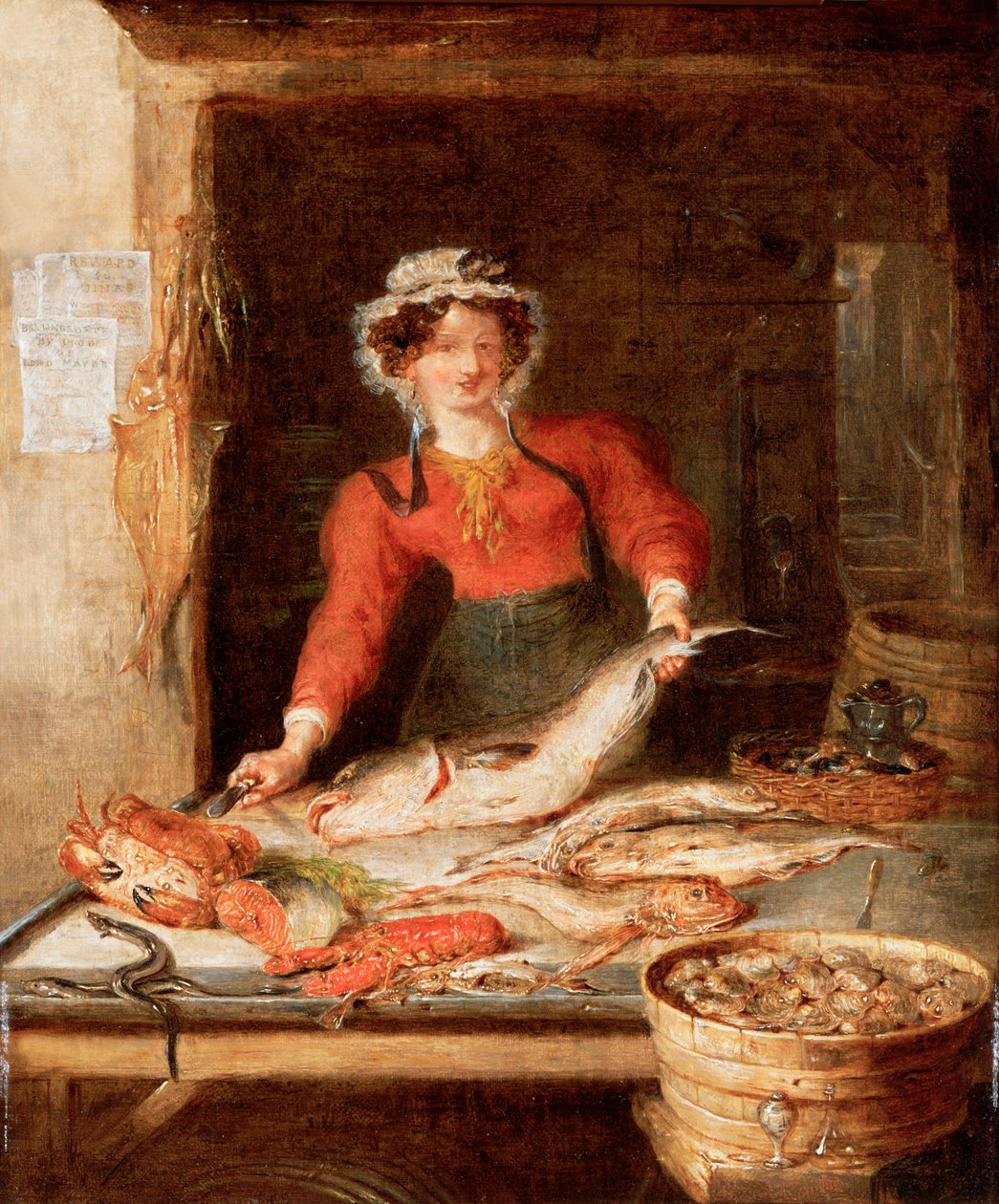 Le Stand de Poissons, vers 1830 - William Kidd