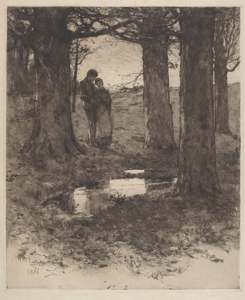 Une Promenade du Soir - William Langson Lathrop